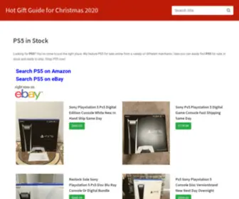 Hotgiftguide2020.com(PS5 For Sale) Screenshot