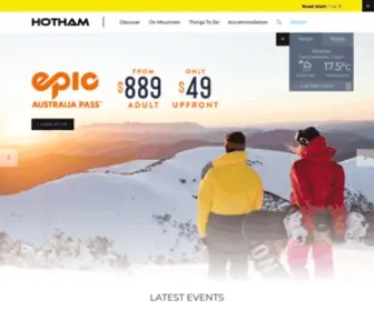 Hotham.com.au(Hotham Alpine Resort) Screenshot