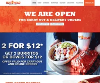 Hotheadburritos.com(Hot Head Burritos) Screenshot