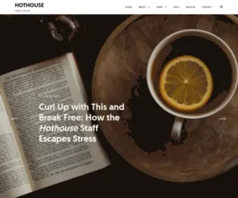 Hothouselitjournal.com(Literary Journal) Screenshot