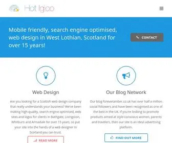Hotigloo.co.uk(Web Designer in Scotland By Hot Igloo SEO) Screenshot