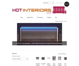 Hotinteriors.co.uk(Hot Interiors Ltd) Screenshot