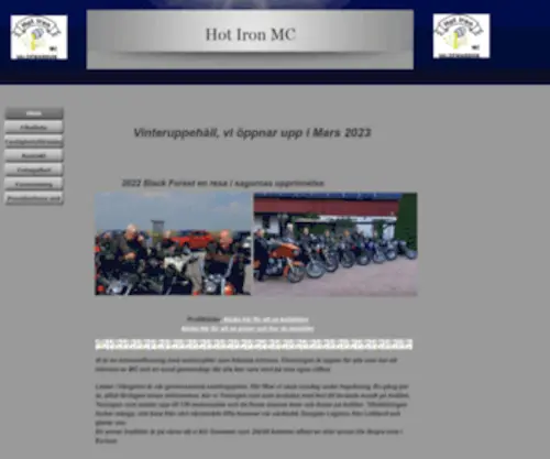 Hotironmc.se(Hot Iron MC i Valdemarsvik) Screenshot