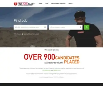 Hotjobsalert.com(Job Placement and Candidate Search) Screenshot