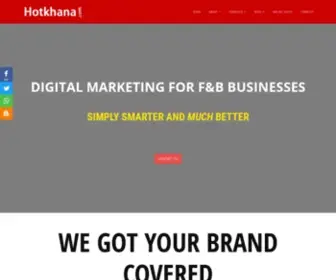 Hotkhana.com(Internet and Digital Marketing services) Screenshot