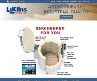 Hotkilns.com(L&L Kilns) Screenshot