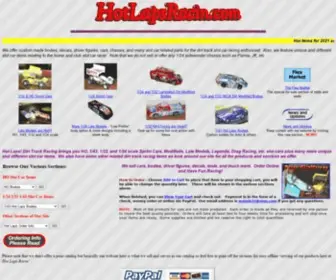 Hotlapsracin.com(Hot Laps:  Dirt Track Racing Slot Cars Items For Sale) Screenshot