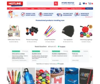 Hotline.co.uk(Promotional Products & Branded Merchandise) Screenshot