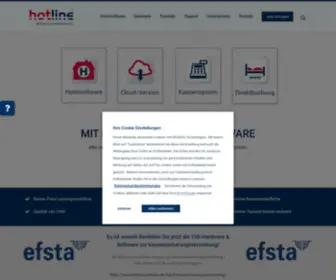Hotlinesoftware.de(Hotelsoftware und Hotelprogramm für Hotels) Screenshot