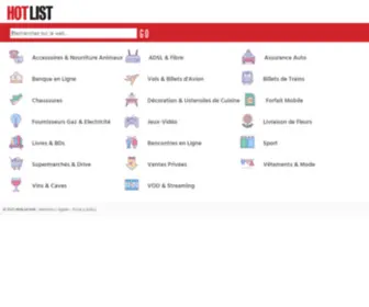 Hotlist.link(Moteur de Recherche sur Internet) Screenshot