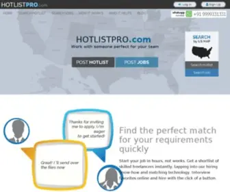 Hotlistpro.com(Hot List Pro) Screenshot