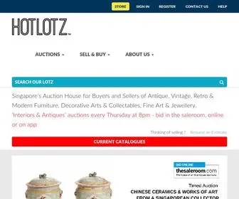 Hotlotz.com(Singapore's Auctioneer Since 2015) Screenshot