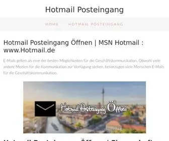 Hotmail-Posteingang.de(Hotmail Posteingang) Screenshot