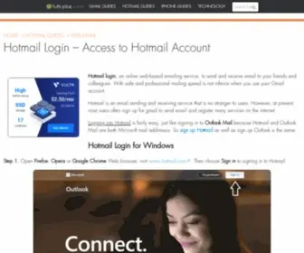 Hotmailblog.com(Contact Support) Screenshot