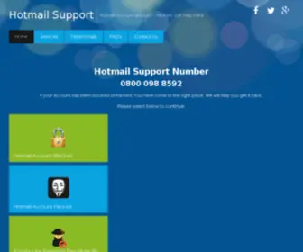 Hotmailhelp.co.uk(Hotmail Help) Screenshot