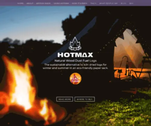 Hotmax.co.uk(Hotmax Fuel Briquettes) Screenshot