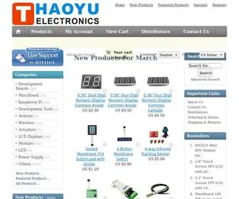 Hotmcu.com(HAOYU Electronics) Screenshot