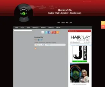 Hotmix106.com(Hotmix 106) Screenshot