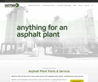 Hotmixparts.com(Hotmix Parts & Service) Screenshot