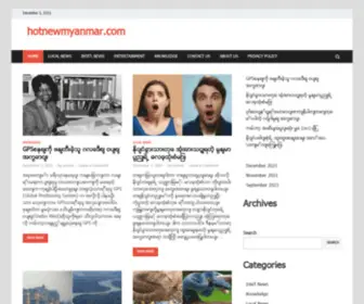 Hotnewmyanmar.com(News & Knowledge) Screenshot