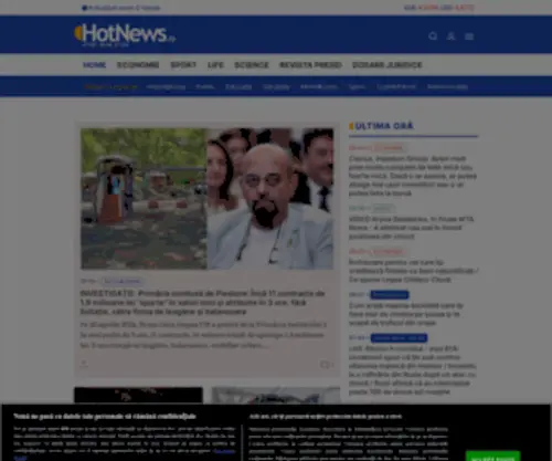 Hotnews.ro(Sectiunea Actualitate din) Screenshot