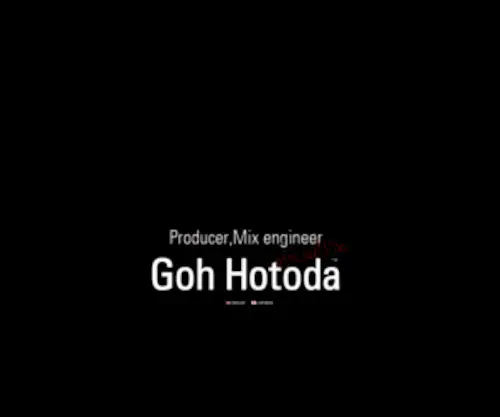 Hotoda.com(Goh Hotoda Official Site) Screenshot