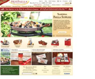 Hotpaella.com(Spanish Food and Paella Pans from) Screenshot