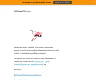 Hotpepperwax.com(HotPepperWax) Screenshot