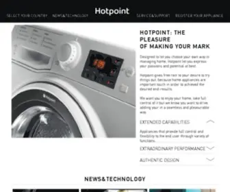Hotpoint-Ariston.com(Purchase Quality Home & Kitchen Appliances Online) Screenshot