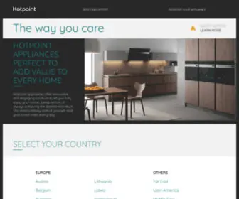 Hotpoint.hu(Purchase Quality Home & Kitchen Appliances Online) Screenshot