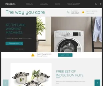 Hotpoint.ie(Purchase Quality Home & Kitchen Appliances Online) Screenshot