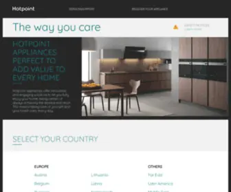 Hotpoint.se(Purchase Quality Home & Kitchen Appliances Online) Screenshot