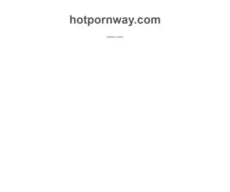 Hotpornway.com(This is a default index page for a new domain) Screenshot