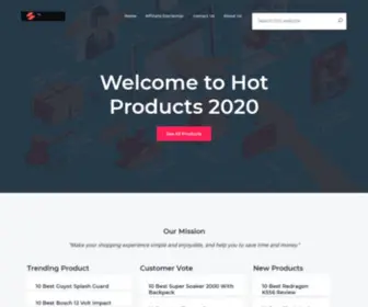 Hotproducts-2020.com(Just another WordPress site) Screenshot