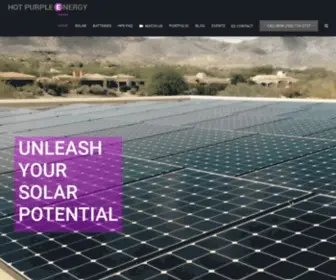 Hotpurpleenergy.com(Solar Energy Solar Panels Solar Installation Tesla Battery) Screenshot