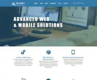 Hotray.dev(Advanced Web & Mobile Solutions) Screenshot