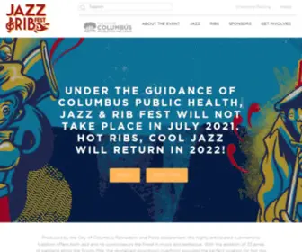 Hotribscooljazz.org(Jazz & Rib Fest) Screenshot