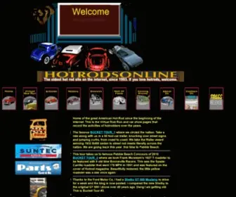 Hotrodsonline.com(Hot Rods online) Screenshot