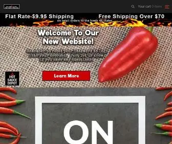 Hotsaucedepot.com(Hot Sauce Depot) Screenshot