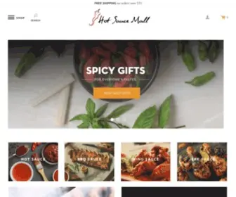 Hotsaucemall.com(Hotsaucemall) Screenshot