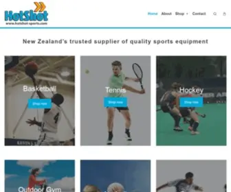 Hotshot-Sports.com(Sports Equipment NZ) Screenshot