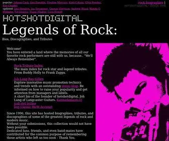 Hotshotdigital.com(Rock Biographies) Screenshot