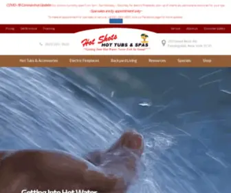 HotsHots-Spas.com(Hot Tubs & Spas Long Island NY) Screenshot