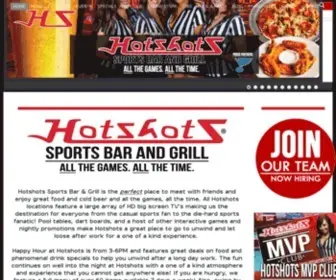 Hotshotsnet.com(Hotshots Sports Bar & Grill) Screenshot