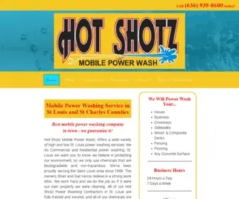 Hotshotzmobilepowerwash.com(Soft Pressure Washing in O'Fallon) Screenshot