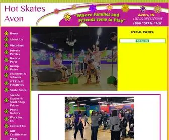 Hotskatesavon.com(Hot Skates Avon IN) Screenshot