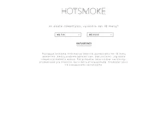 Hotsmoke.lt(Tabako kaitinimo sistemos. HotSmoke produktai) Screenshot