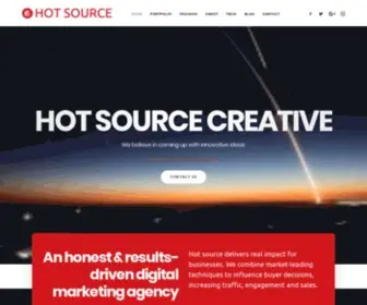 Hotsourcecreative.com(Hot Source Home) Screenshot