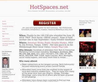 Hotspaces.net("P & S" technology networking socials) Screenshot