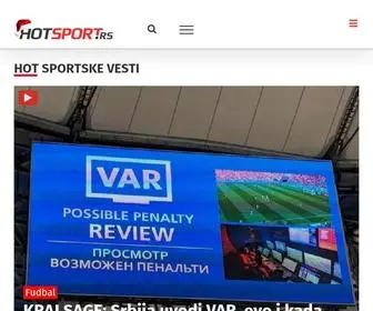 Hotsport.rs(Sportske vesti na jednom mestu i uvek na vreme) Screenshot